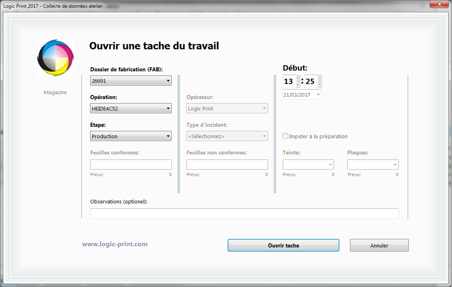 palier quantites Logic Print